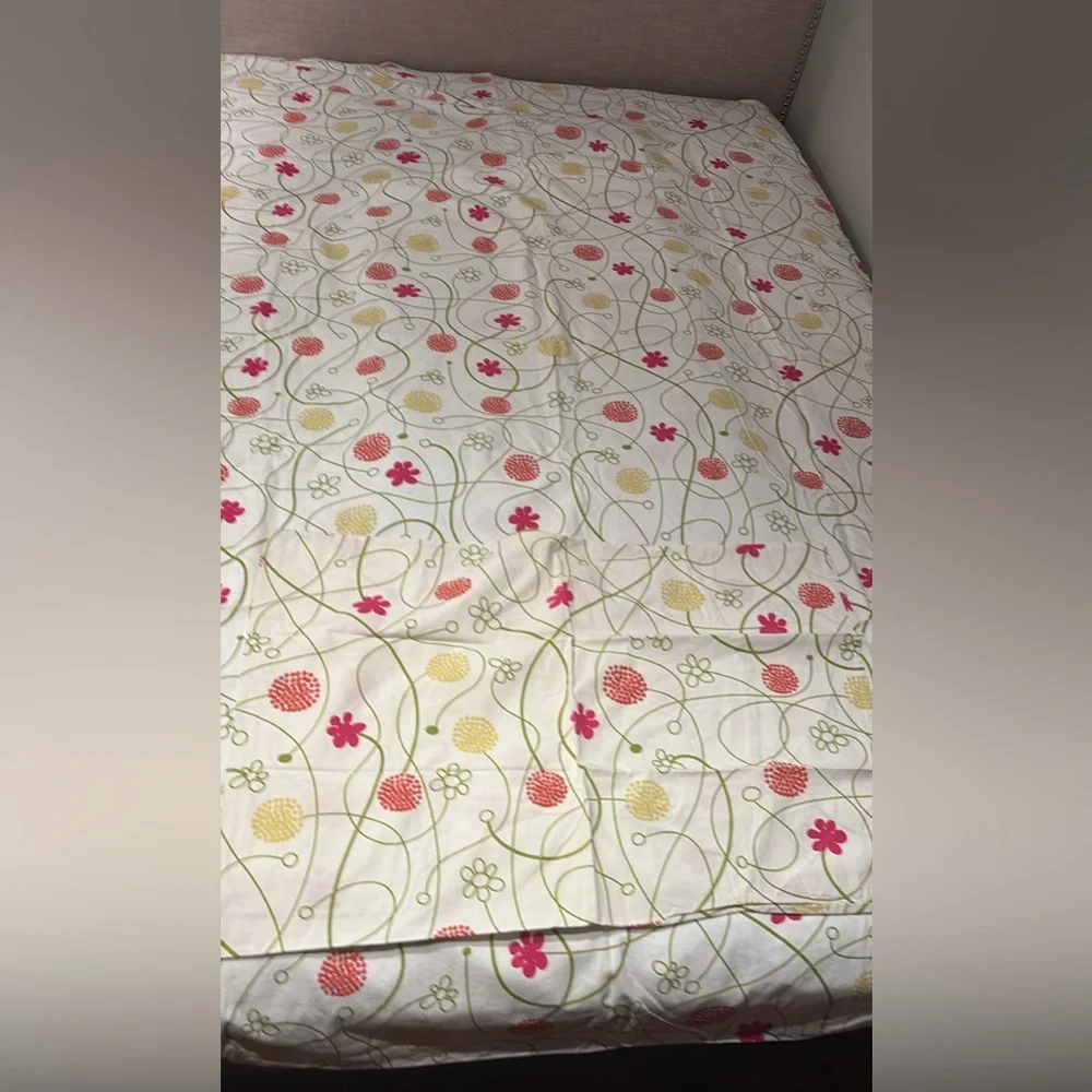 IKEA twin duvet cover with pillowcase Floral Patterned Bedding Set